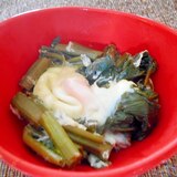 空芯菜と卵の煮物